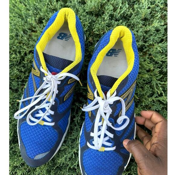 New Balance 890 Boston Marathon Men’s Running Shoes Size 14 Blue Yellow - Picture 6 of 16